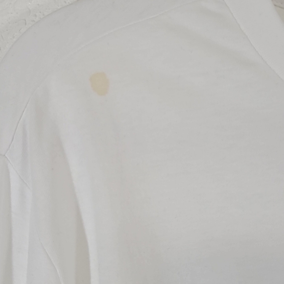 *NWT* U.S. POLO ASSN. White Long Sleeve Shirt w/Front Logo, size Large - Picture 3 of 7